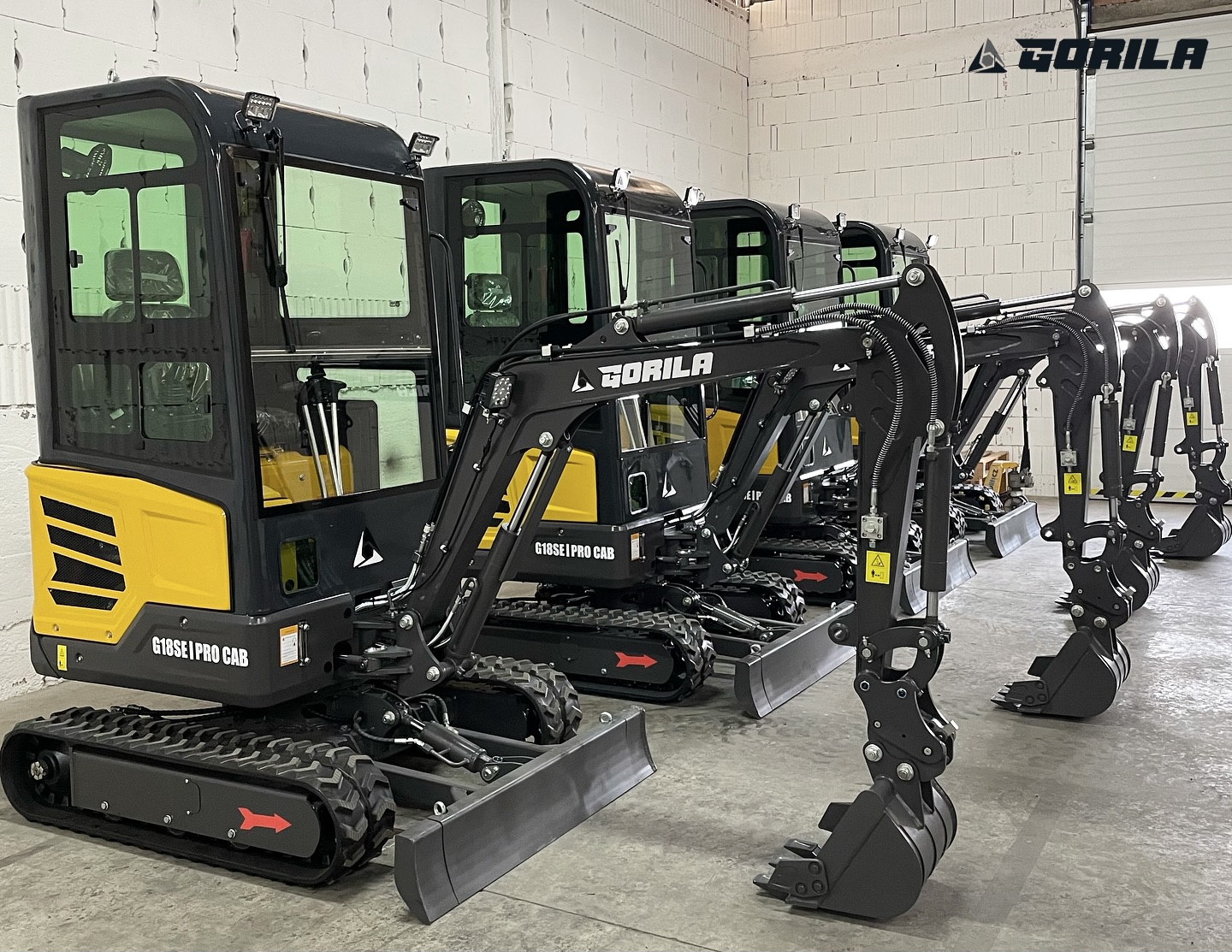 Gorila minikotrók 1 tonnától - 4 tonnáig